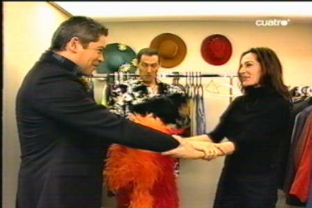 Natalia lors d'une emission il y a kelkes jours en Espagne sur Chanel4